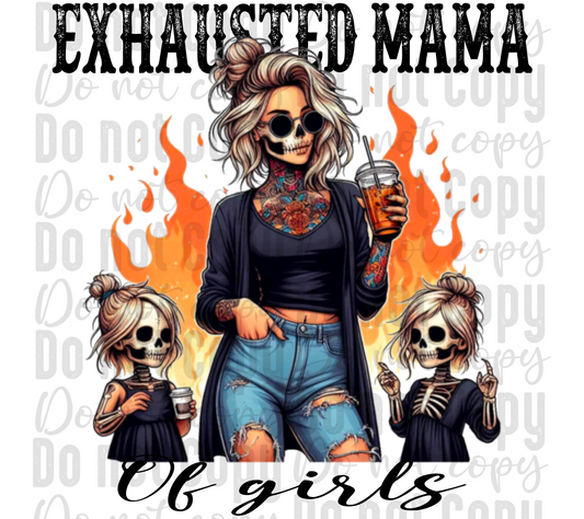 Exhausted Mama Of Girls PNG