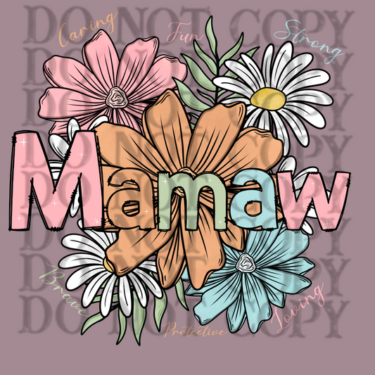 Mamaw Flowers PNG