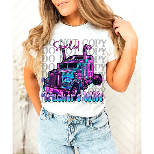 Spoiled a** Trucker’s wife png